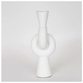 Βάζο Κεραμικό Λευκό 13x13x33cm 752-20275 Estheti-752-20275-Λευκό 752-20275