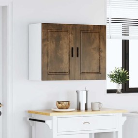 ντουλάπι τοίχου κουζίνας "Porto" Καπνιστό ξύλο δρυός - Καφέ