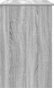 vidaXL Γραφείο Γκρι Sonoma 86x49x76 εκ. από Επεξεργασμένο Ξύλο
