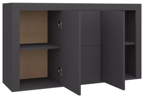 vidaXL Μπουφές Γκρι 120 x 36 x 69 εκ. από Μοριοσανίδα