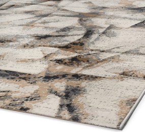 Χαλί Διαδρόμου (80x150) Βιοκαρπέτ Fanci IF31A White D. Grey