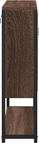 vidaXL Καφθέφτης Μπάνιου Ντουλάπι Καφέ Δρυς 60x16x60 εκ. Επεξεργ. Ξύλο