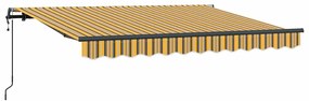 vidaXL Σκηνίτσα Αναδιπλούμενη Κίτρινο 350 x 200 cm ύφασμα