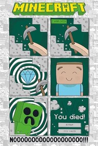 Αφίσα Minecraft - One last Diamond