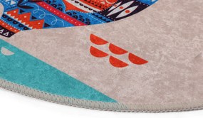 Bathmat Set (3 Pieces) Etnic Multicolor