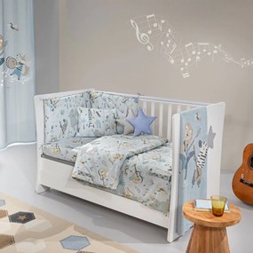 Σεντόνια Βρεφικά Jazz (Σετ 3τμχ) Raf Saint Clair Κούνιας 115x170cm 100% Βαμβάκι