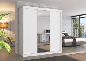 Ντουλάπα Vithente 200 συρόμενη-Leuko