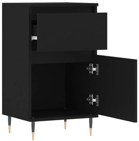 vidaXL Ντουλάπια 2 τεμ. Μαύρα 40 x 35 x 70 εκ. από Επεξεργασμένο Ξύλο