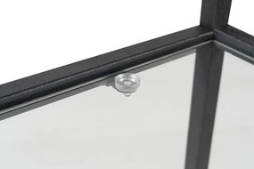 Bookshelf Mona - Black Glass Black