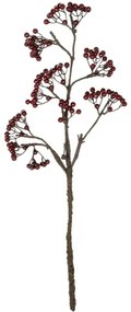 Τεχνητό Λουλούδι Holly Berries Fruit 21427 86cm Red-Brown GloboStar Πολυαιθυλένιο