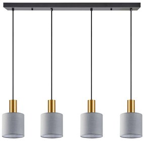 Φωτιστικό Οροφής - Ράγα Adept Tube 77-8609 85x15x300cm 4xE27 60W Multi-Grey Homelighting