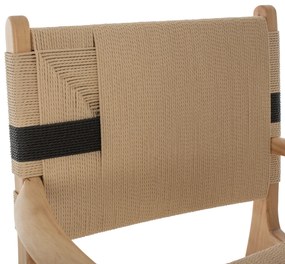 ΠΟΛΥΘΡΟΝΑ BAND RUBBERWOOD ΚΑΙ ΣΧΟΙΝΙ 62,5x60x88Yεκ.HM9324.01