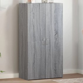 VidaXL Αρχειοθήκη Γκρι Sonoma 60x32x115 εκ. από Επεξεργασμένο Ξύλο