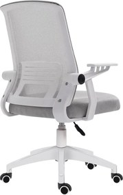 A1180W Λευκο/Γκρι Mesh Πολ/Να Γραφειου