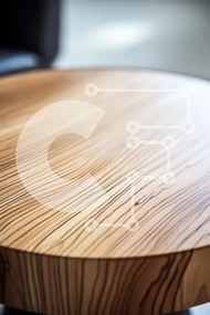 Intra Συλλεκτικό Ξύλινο Παζλ Plywood  4mm - Κομψό ξύλινο τραπέζι με περίπλοκα σχέδια σε κόκκους Σε Ξύλινο Κουτί - Διαστάσεις Puzzle: 10x10 cm – 25 κομμάτια