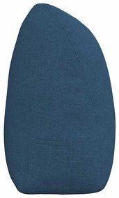 vidaXL Μαξιλάρι Πλάτης Μπλε 200 x 24 x 50 εκ ύφασμα