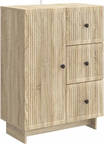 vidaXL Πλαϊνό γραφείο Sonoma Δρυς 66 x 34,5 x 90 εκ Επεξεργασμένο Ξύλο