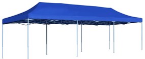 vidaXL Τέντα Εκδηλώσεων Πτυσσόμενη Pop-Up Μπλε 3 x 9 μ.