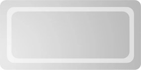vidaXL Καθρέφτης Μπάνιου με LED 40x80 εκ.