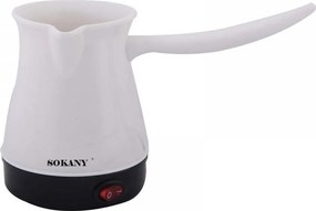 Sokany SK-205 Ηλεκτρικό Μπρίκι 600W με Χωρητικότητα 500ml Λευκό