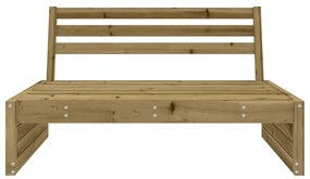 vidaXL Καναπές Κήπου Μεσαίος 120 x 80 εκ. από Εμποτισμένο Ξύλο Πεύκου