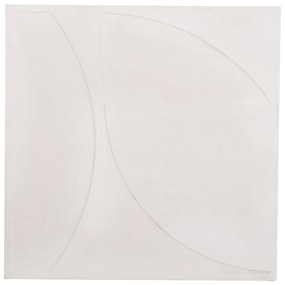 ΠΙΝΑΚΑΣ ΤΕΤΡΑΓΩΝΟΣ ΣΕΙΡΑ SANTORINI HM4508 MDF ΣΕ ΥΠΟΛΕΥΚΟ ΧΡΩΜΑ 80x4(πάχος)x80Υεκ.