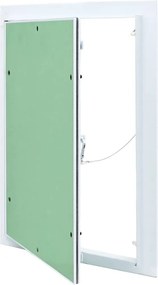 vidaXL Πάνελ Πρόσβασης Πράσινο και Ασημί 35 x 45 εκ