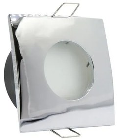 Χωνευτό Σποτ Οροφής GU10 Μέταλο IP44 Φ8 Inlight-Χ0009-CH-Χρώμιο Χ0009-CH