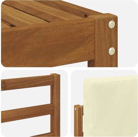 vidaXL Σειρά Καναπέ Εξωτερικού 8 pcs Φυσικό και Κρέμα