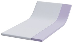 vidaXL Στρώματα Λευκό 90 x 200 cm 100% ύφασμα πολυεστέρα με τζακάρ