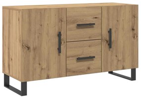 vidaXL Σκευοθήκη Δρυς τεχνίτης 100x36x60 cm Κατασκευασμένο ξύλο