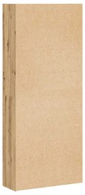 vidaXL Βιβλιοθήκη Αρτισιανή Δρυς 80x30x189 εκ. από Επεξ. Ξύλο