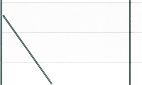 vidaXL Στύλος Περιφράξεων Γκρι 100 x 1,4 μ (25 mm δίχτυ)