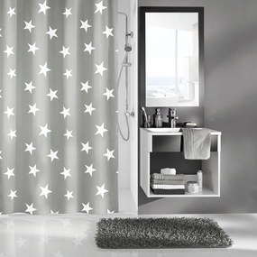 Κουρτίνα Μπάνιου Nova 5274 Platinum Kleine Wolke 180Πx200Υ 180x200cm Πολυέστερ