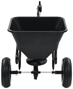 vidaXL Διανομέας Αλατιού Ελκόμενος 45 L 125x74x79 εκ. από PVC/Ατσάλι