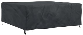 vidaXL Κάλυμμα επίπλων Μονόχρωμο Μαύρο 200 x 200 x 90 εκ. 210D