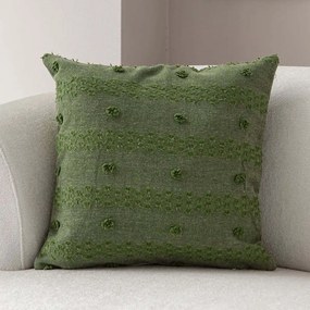 Μαξιλαροθήκη Διακοσμητική Tuffet 881PCR1672 Green Aberto Design 43X43 Πολυέστερ