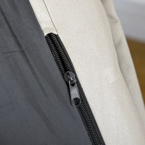 HOMCOM Πολυθρόνα, περιστρεφόμενη, επικλινής πλάτη, εμφάνιση δέρματος, ατσάλινο πλαίσιο, ανοιχτό γκρι, 62 x 70 x 95 cm