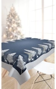 Τραπεζομάντηλο Christmas 2043 Blue 145x180 - Saint Clair