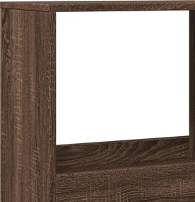 vidaXL Βιβλιοθήκη Καφέ Δρυς 100x33x175 εκ. από Επεξεργασμένο Ξύλο