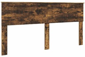 vidaXL Κεφαλάρι Καπνιστό Δρύς Επεξεργασμένο ξύλο