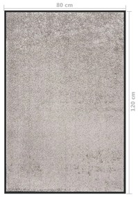 vidaXL Πατάκι Εισόδου Γκρι 80 x 120 εκ.