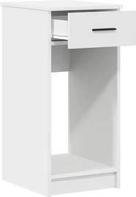 vidaXL Πύργος υπολογιστή με συρτάρι Λευκό 35x45x77 cm