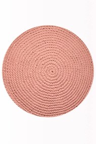 Χαλί Ring 55143-055 Round Pink Merinos 200X200cm