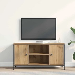 vidaXL Ντουλάπι TV 100 x 40 x 50 cm artisan δρυς Επεξεργασμένο ξύλο