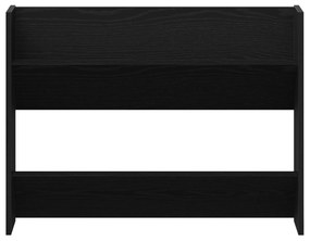 vidaXL Ντουλάπες παπουτσιών τοίχου 2 pcs Μαύρη δρυς 60 x 18 x 60 εκ