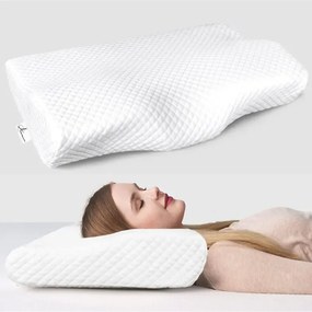 Stewehome Ορθοπεδικό μαξιλάρι ύπνου από αφρό visco 54x36 cm