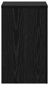 vidaXL Βάση φυτών 2 pcs Μαύρη δρυς 30 x 30 x 50 cm Επεξεργασμένο ξύλο