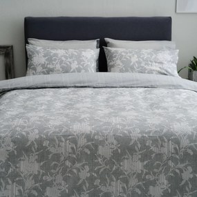 Σεντόνια Μονά (Σετ) Vesta Living Nefeli 1 Γκρι ΧΩΡΙΣ ΛΑΣΤΙΧΟ 170x260