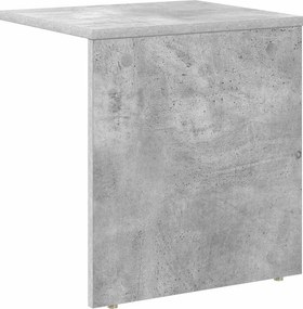 vidaXL End Table Σκυρόδεμα Γκρι 37 x 32 x 40 εκ Επεξεργασμένο ξύλο